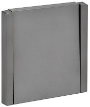 FORTE&PIANO Выключатель 1-клавишный самовозвратный 10А FP510 сталь IEK