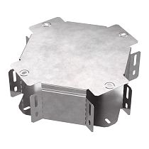 Х-образный ответвитель с крышкой Стандарт 100х100 Промрукав