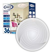 Светильник светодиодный декоративный ТМ IONICH серия 2218 "Венера" 36 Вт 2500 Лм 230 В 6500 К 350 мм IP20