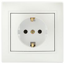 Розетка ЭРА Intro Plano 1-202-06 16А 250В перламутр с заземлением