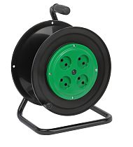 Катушка пластиковая ЭРА RP-4 4 розетки без заземления