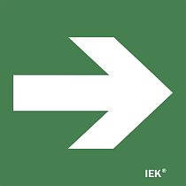 Этикетка самоклеящаяся 150х150мм "Направляющая стрелка"  IEK