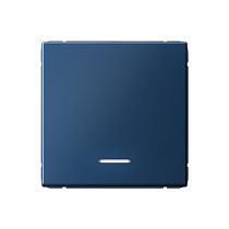 ARTGALLERY 1-клавишный ВЫКЛЮЧАТЕЛЬ с подсветкой, 10АХ, механизм, быстрозажим. клем., АКВАМАРИН