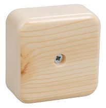Коробка распаячная ОП 50х50х20 IP20 КМ41206-04 сосна IEK Коробка распаячная ОП 50х50х20 IP20 КМ41206-04 сосна IEK