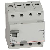RX3 ВДТ 100мА 40А 4П AC RX3 ВДТ 100мА 40А 4П AC
