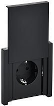 FORTE&PIANO Розетка USB A+C 18Вт FP151 черный IEK