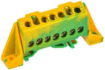 TEKFOR Шина PE "земля" в комбинированном DIN-изоляторе "Стойка" 6х9-7-ЖЗ IEK TEKFOR Шина PE "земля" в комбинированном DIN-изоляторе "Стойка" 6х9-7-ЖЗ IEK