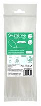 Стяжка кабельная  серии MultiSet 200х4.8 Белая (100шт) Systeme Electric (Schneider Electric)