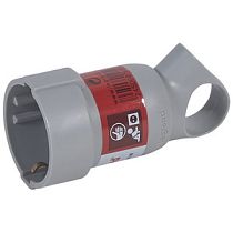 Розетка 2К+З серая Helium Legrand