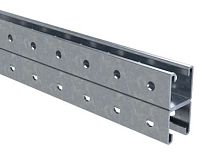 Двойной С-образный профиль 41х41, L300, толщ.2,5 мм DKC