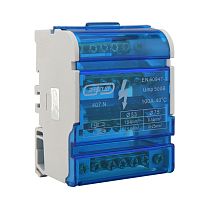 Шина нулевая в корпусе TTD 4х7N (син)  ЭНЕРГИЯ