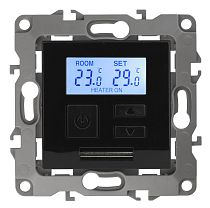 Терморегулятор для теплого пола _ отопления ЭРА 12 12-4111-06 электронный СУ 16А 230В чёрный