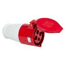 Розетка переносная TS-224 3P+PE 32А 400В IP44  ЭНЕРГИЯ