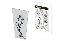 Стекло матовое "Сакура" (комплект 4 шт.) для светильников НБУ, НТУ, НСУ четырехгранник  TDM