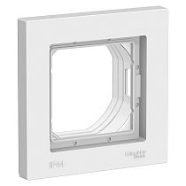 AtlasDesign Aqua Белый Рамка 1 постовая  IP44 Systeme Electric (Schneider Electric)