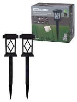 Набор светильников  СП "Торо" на солнечных батареях, пластик, 10х44  cм, 2 шт,  TDM