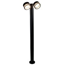 Садово-парковый светильник General GPF-2GX53-M-IP65 Черный Высокий с боковым рассеивателем Иллюмакс