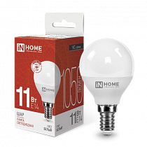 Лампа светодиодная LED-ШАР-VC 11Вт 230В Е14 4000К 1050Лм IN HOME