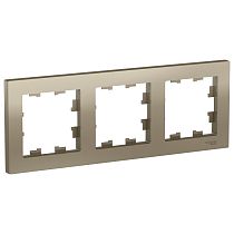 AtlasDesign Шампань Рамка 3 постовая, универсальная Systeme Electric (Schneider Electric)