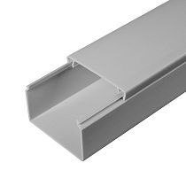 Кабель-канал серый RAL 7035 двойной замок в п/э 60х40 (40м/уп) Промрукав