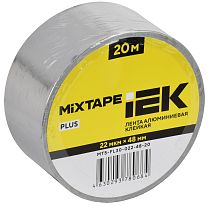 MIXTAPE PLUS Лента алюминиевая клейкая 22мкм 48ммх20м IEK