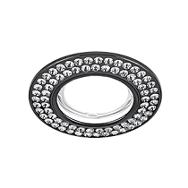 Светильник Gauss Strass CA035 Круг. Кристал/Черный, Gu5.3 1/30 Светильник Gauss Strass CA035 Круг. Кристал/Черный, Gu5.3 1/30