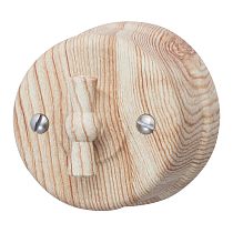 Выключатель перекрестный,пластик,серия "ЛИЗЕТТА", цвет Карельская Сосна Bironi