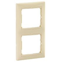 VALENA DIY Рамка 2-местная финиш слоновая кость