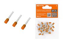 Наконечник-гильза Е0508 0,5мм2 с изолированным фланцем (20шт)  TDM