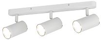 Светильник настенно-потолочный спот ЭРА OL35-3 WH MR16 GU10 IP20 белый хром