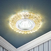 Светильник ЭРА DK LD2 TEA/WHдекор c белой светодиодной подсветкой, чай (50/1400)