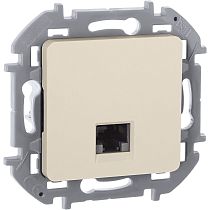INSPIRIA Розетка компьютерная RJ45 категория 6 UTP слоновая кость
