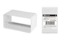 Соединитель для прямоугольных воздуховодов с обр. клап. 55х110,  TDM