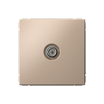 ArtGallery Песочный TV Розетка оконечная 1DB, механизм Systeme Electric (Schneider Electric)