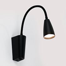 Бра на гибком основании GWL-GU10-M-IP20 Черный Поэма