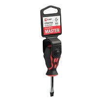 Отвертка Master SL6.5x38 мм EKF Basic Отвертка Master SL6.5x38 мм EKF Basic