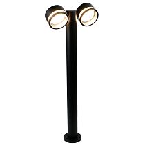 Садово-парковый светильник General GPF-2GX53-M-IP65 Черный Средний с боковым рассеивателем Иллюмакс