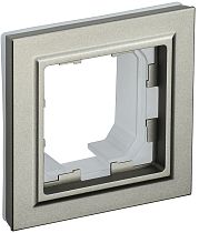 BRITE Рамка 1-местная IP44 РУ-1-БрШ-44 шампань  IEK