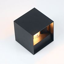Фасадный светильник General GWL-G9-5-SQUARE-IP65 Черный Квадратный Лайтвэйв