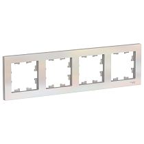 AtlasDesign Жемчуг Рамка 4 постовая , универсальная Systeme Electric (Schneider Electric)