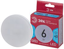 Лампа светодиодная ЭРА RED LINE LED GX-6W-840-GX53 R таблетка нейтральный белый свет Лампа светодиодная ЭРА RED LINE LED GX-6W-840-GX53 R таблетка нейтральный белый свет
