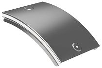 Крышка поворота плавный 45град тип В20 ESCA 100мм  IEK