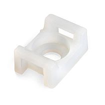 Площадка монтажная под винт ПМО 15х10 белая (уп.100шт) Fortisflex