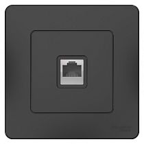 Blanca скрытая установка Антрацит Розетка ТЛФ RJ11 Systeme Electric (Schneider Electric) Blanca скрытая установка Антрацит Розетка ТЛФ RJ11 Systeme Electric (Schneider Electric)