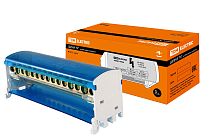 Шина "N" нулевая на DIN-рейку в корпусе 2х15групп  TDM