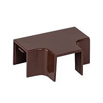 Угол T-образный (16х16) (4 шт) темное дерево EKF-Plast