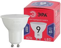 Лампа светодиодная ЭРА RED LINE LED MR16-9W-865-GU10 R GU10 софит холодный дневной свет Лампа светодиодная ЭРА RED LINE LED MR16-9W-865-GU10 R GU10 софит холодный дневной свет