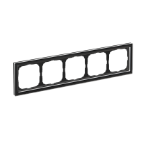 ARTGALLERY PURE 5-постовая РАМКА, ОРГАНИЧЕСКОЕ СТЕКЛО ЧЕРНЫЙ