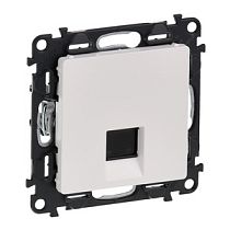 Розетка информационная RJ45 категория 5е UTP с лицевой панелью белая Valena LIFE DIY Legrand