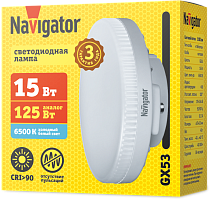 Лампа Navigator 95 485 NLL-02-03 (GX53-15-230-6.5K)